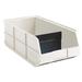 AKRO-MILS 30348BEIGE Shelf Storage Bin, 20 1/2 in L, 8 1/4 in W, 7 in H, Beige,