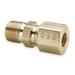 PARKER 68C-8-4 1/2" Compression x 1/4" MNPT Brass Connector 10PK