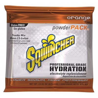 SQWINCHER 159016041 Sports Drink Mix Powder 23.83 oz., Orange