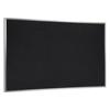 GHENT ATR46-BK Rubber Bulletin Board 48"H x 72"W