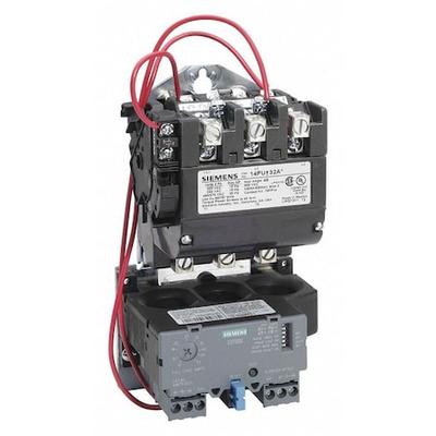 SIEMENS 14FUF32AF Nonreversing NEMA Magnetic Motor Starter, No Enclosure NEMA