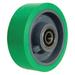 ZORO SELECT 4DU68 Caster Whel,Plyurthan,6 in.,1200 lb.,Grn