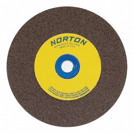 NORTON ABRASIVES 07660788202 Grinding Wheel, T1, 5x1/2x1, AO, 60/80G, Brn