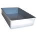 MOLDED FIBERGLASS 8800085136 Stacking Container, Gray, Fiberglass Reinforced