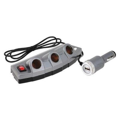 BELL 39256-8 Power Strip And USB Power Port,3 Outlet