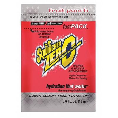 SQWINCHER 159015501 Sugar Free Sports Drink Mix Liquid Concentrate 0.6 oz.,