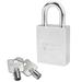 AMERICAN LOCK A7200KA Padlock, Keyed Alike, Standard Shackle, Rectangular Steel