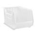 QUANTUM STORAGE SYSTEMS QUS260CL Hang & Stack Storage Bin, 18 in L, 11 in W, 10