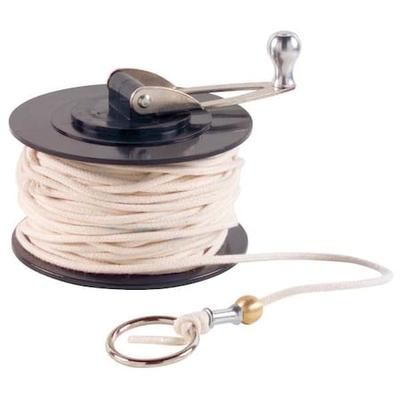 KESON RLG150RH Chalk Line,w/Handle,Wht,150 ft,For 4MHF4