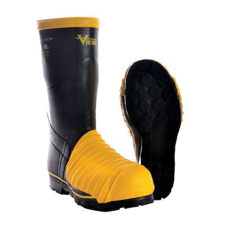 VIKING VW49-10 Unisex Viking(R) Miner 49er Tall Rubber Boots, Steel Toe, 14"