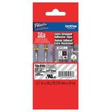 BROTHER TZeS141 Adhesive TZ Tape (R) Cartridge 0.70"x26-1/5ft., Black/Clear