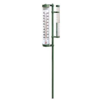 ACURITE 02345A3 Post Mtd Rain Gauge/Thermometer