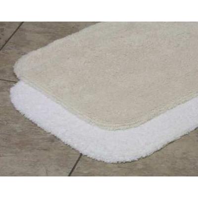 LACEY MILLS 08297STK Bath Rug,Elegance,24x36,28 oz.,White