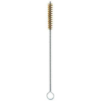 TANIS 05067 Tube and Pipe Brush, 6 in L Handle, 2 in L Brush, Tan, Brass, 8 in