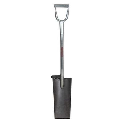 RAZOR-BACK 2451700 Garden Spade Shovel, 14 ga Not Applicable Blade, Steel