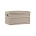 SUNCAST DB7500 73 gal Resin Deck Box With Seat, Light Taupe