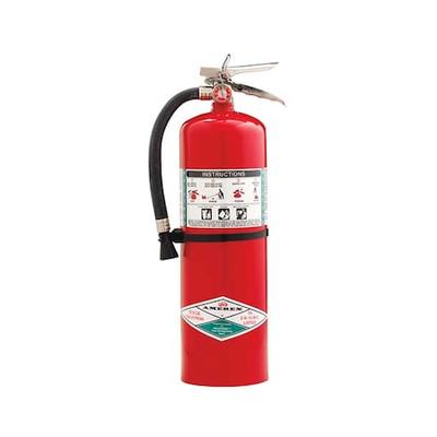 AMEREX 398 Fire Extinguisher, 15.5 lb Capacity, Class ABC ,UL Rating2A:10B:C