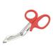 MEDI-FIRST 70901-RD EMT Utility Scissors,7-1/2 In. L,Silver