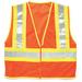 KISHIGO 1055-2X 2XL Class 2 High Visibility Vest, Orange