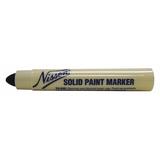 NISSEN 28770 Permanent Solid Paint Marker, Medium Tip, White Color Family