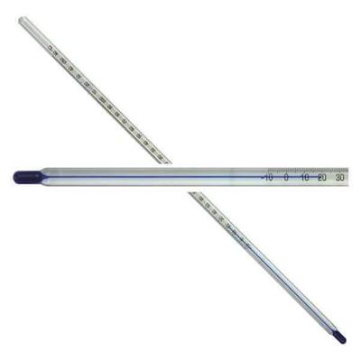 EVER-SAFE ACC1103BLSSC Liquid In Glass Thermometer,-20 to 110C
