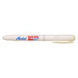 MARKAL 61126 Paint Crayon, Medium Tip, White Color Family
