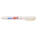 MARKAL 61126 Solid Paint Marker, Medium Tip, White Color Family