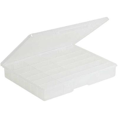 PLANO 5324-30 Compartment Box with 24 compartments, Plastic, 2 1/4 in H x 14