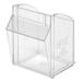 QUANTUM STORAGE SYSTEMS QTB305CUP Tip-Out Bin,Clear,F/ Mfr. No. QTB305