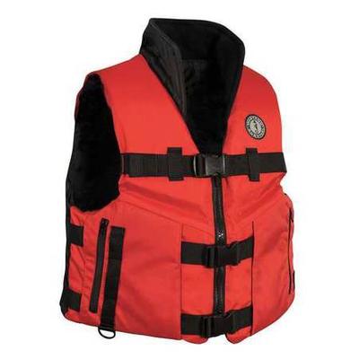 MUSTANG SURVIVAL MV462602-123-L-216 Life Vest,Red/...