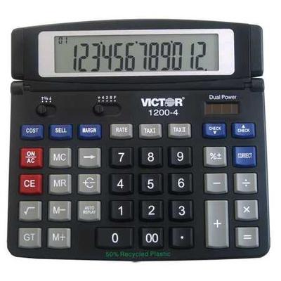 VICTOR TECHNOLOGY 1200-4 Calculator,Desktop,12 Dig...