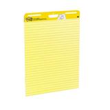 POST-IT 561 Easel Pad,1 in. Ruled,Yellow,25in x 30in