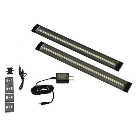 RADIONIC HI-TECH ES-CA02-WW LED Striplight, 3000K, 12In, PK2