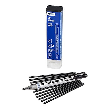 MARKAL 96133 Trades-Marker All-Surface Marker,Black