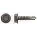 ZORO SELECT 12223PK Self-Drilling Screw, #10 x 3/4 in, Phosphate Coated Steel