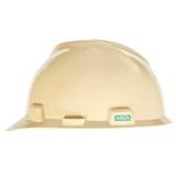 MSA SAFETY 495856 Front Brim Hard Hat, Type 1, Class E, Ratchet (4-Point),