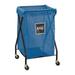 ROYAL BASKET TRUCKS G06-BBX-XMA-3ONN X-Frame Cart,6 Bu,Blue Mesh