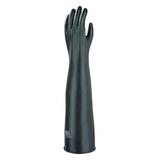 ANSELL 87-108 24" Chemical Resistant Gloves, Natural Rubber Latex, 10-1/2, 1 PR