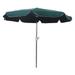 ZORO SELECT 4HUW5 Outdoor Umbrella, Round, Green