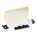 PLANO 354010 Adjustable Compartment Box with 3 to 18 compartments, Plastic,