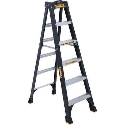 DEWALT DXL3010-06 6 ft Fiberglass Stepladder, 300 lb Capacity