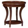 Fairfield Chair Tray Top End Table w/ Storage Wood in Brown | 25 H x 26 W x 22 D in | Wayfair 8105-47