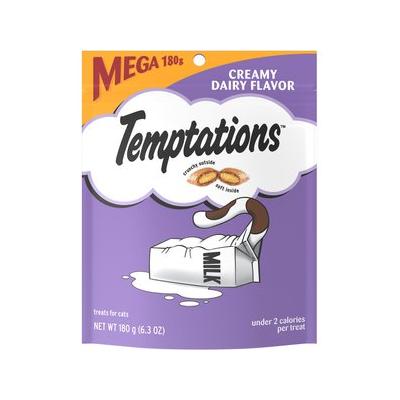 Temptations Classic Creamy Dairy Flavor Soft & Crunchy Cat Treats, 6.3-oz bag