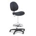 Aleratec Interval Series Swivel Stool - Black