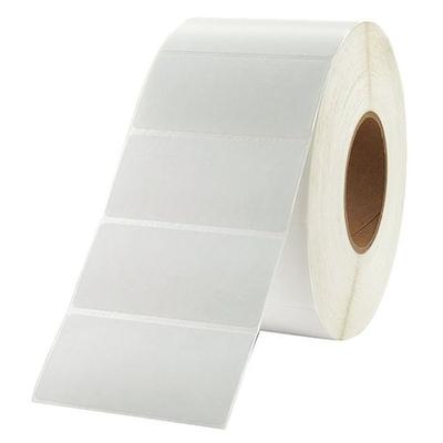 ZORO SELECT 22D104 Printer Label, White, Labels/Roll: 3000