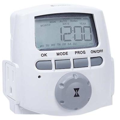INTERMATIC DT620 Timer, Digital, 120V, 15A, Plug In