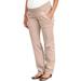 Maternity Demi-Panel Classic Stretch Twill Bootcut Career Pants