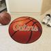 FANMATS NCAA University of Florida Basketball 27 in. x 27 in. Non-Slip Indoor Only Mat Synthetics in Brown/Orange/Red | 27 W x 27 D in | Wayfair