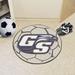 FANMATS NCAA Georgia Southern University Soccer 27 in. x 27 in. Non-Slip Indoor Door Mat Synthetics | 27 W x 27 D in | Wayfair 784