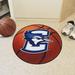 FANMATS NCAA Creighton University Basketball 27" x 27" Non-Slip Indoor Mat Synthetics in Blue/Brown/Red | 27 W x 27 D in | Wayfair 402